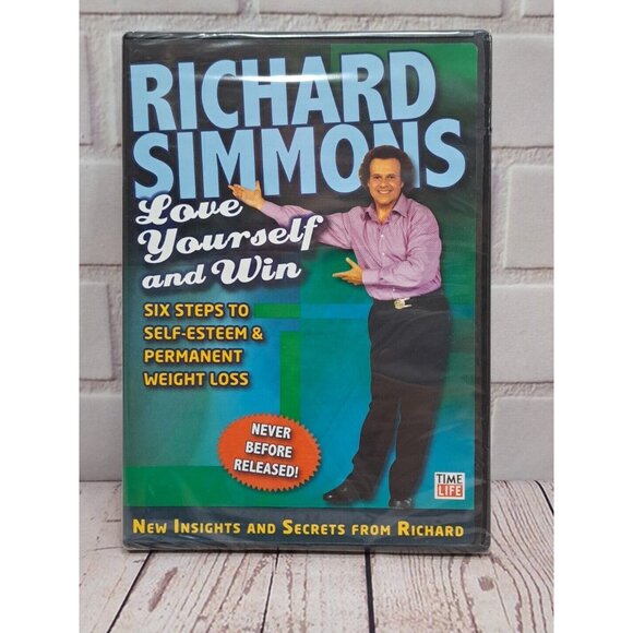 Time Life Richard Simmons - Love Yourself and Win DVD NEW! FACTORY SEALED - Picture 1 of 4